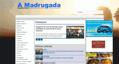 Desktop Screenshot of amadrugada.com.br
